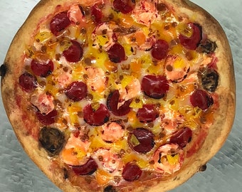 Miniature Pepperoni, Ham & Pineapple Pizza