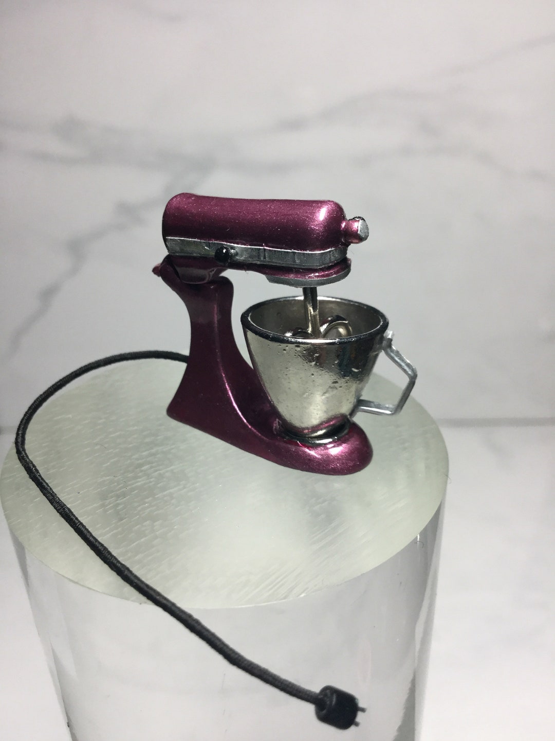 Burgundy Miniature Metal Kitchen Mixer Etsy