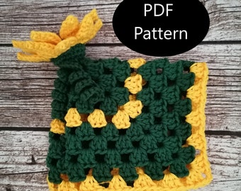 PDF Pattern, Crochet Sunflower, Lovey, Blanket, Comforter, Amigurumi Pattern