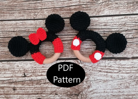 Minnie mouse hotsell teething ring