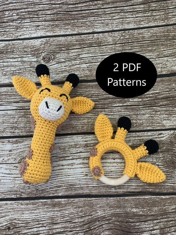 Giraffe baby rattle sales