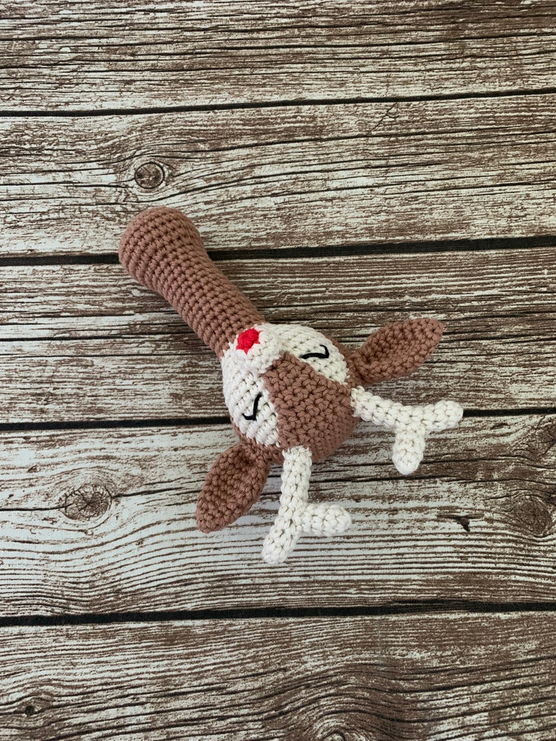 Winter Rudolf PDF Pattern Amigurumi Pattern Deer Crochet Reindeer Rattle Christmas