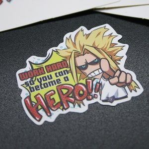MHA Small Might HERO Sticker