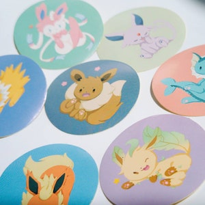Eeveelutions Sticker Set