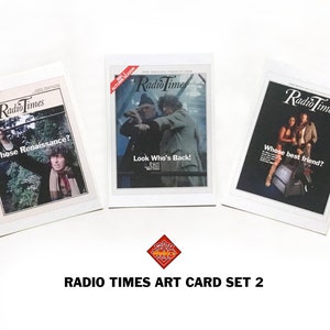 Doctor Who Exclusive Limited Edition Art Card Sets Tom Baker Radio Times Covers Set 2!