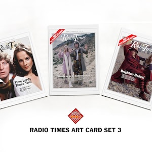 Doctor Who Exclusive Limited Edition Art Card Sets Tom Baker Radio Times Covers Set 3!