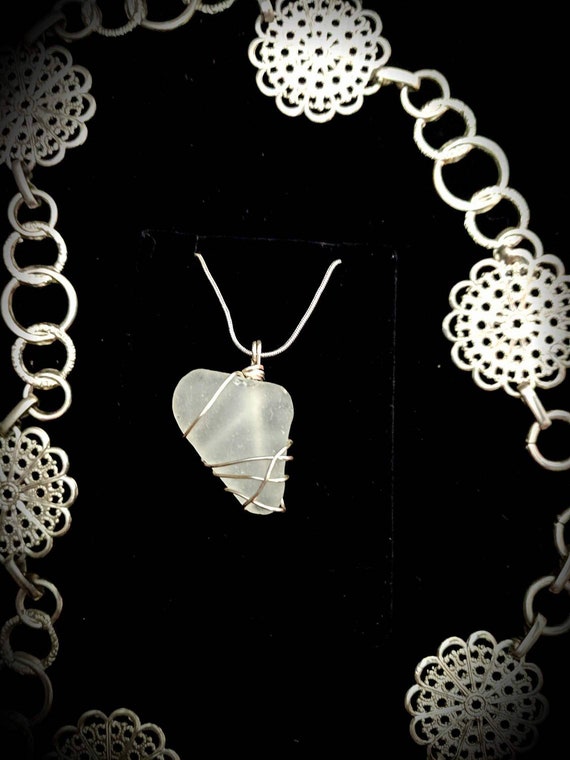 Sea glass pendant
