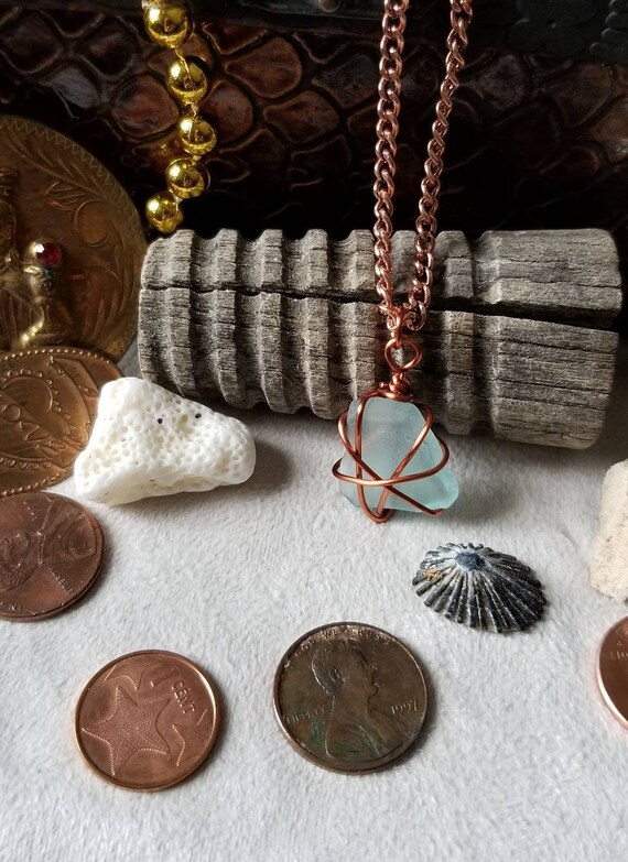 Sea glass pendant