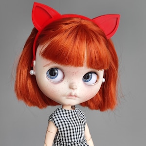 hair band for blythe - blythe outfit - clothes for the blythe - accessories for doll - blythe doll - blythe cat