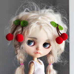 hair band clip for blythe - blythe outfit - clothes for the blythe - accessories for doll - blythe doll - blythe Patrick day outfit