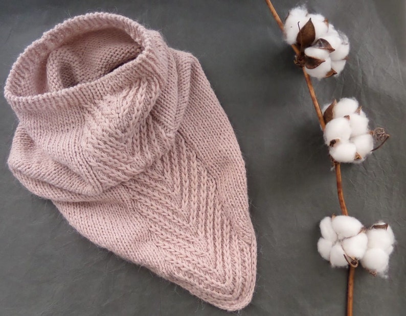 Knit cowboy cowl scarf womens scarves chunky cowl neck warmer winter scarf winter gift for women loop scarf