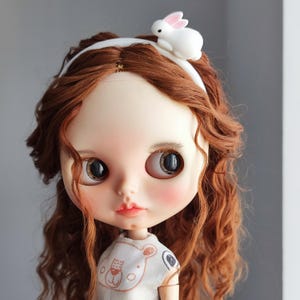 Bunny Hairband for Blythe Doll: Halloween Outfit Accessory