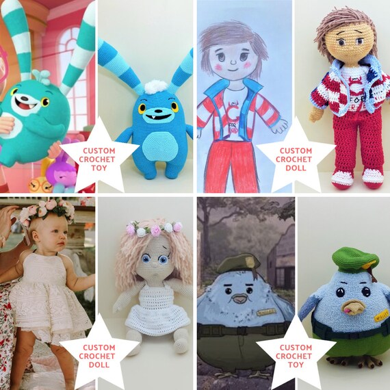 custom plush etsy