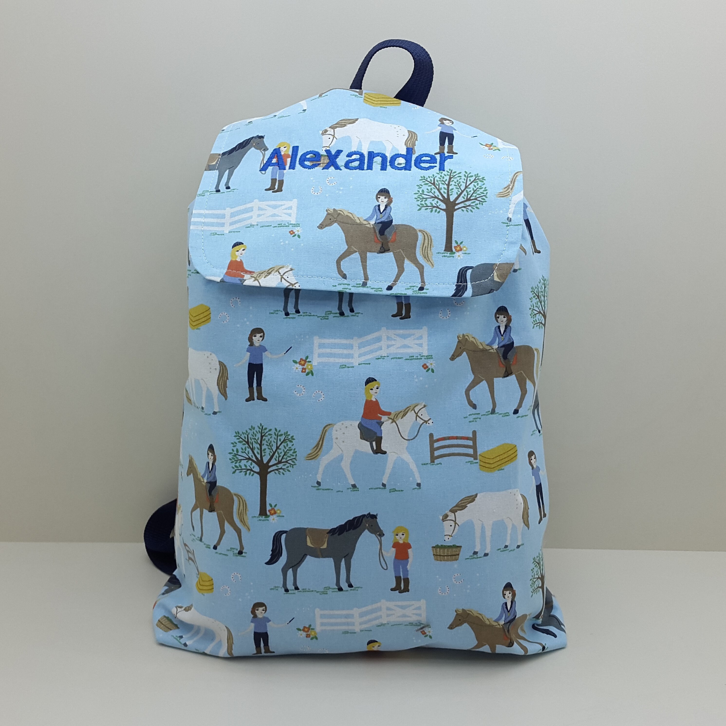 Horse backpack Gift for horse lover Personalized kids bag Etsy