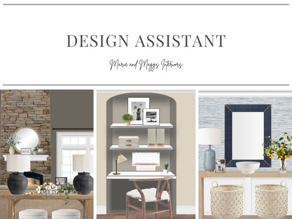 Design Assistant Shelf Styling Home Styling Online Interior - Etsy