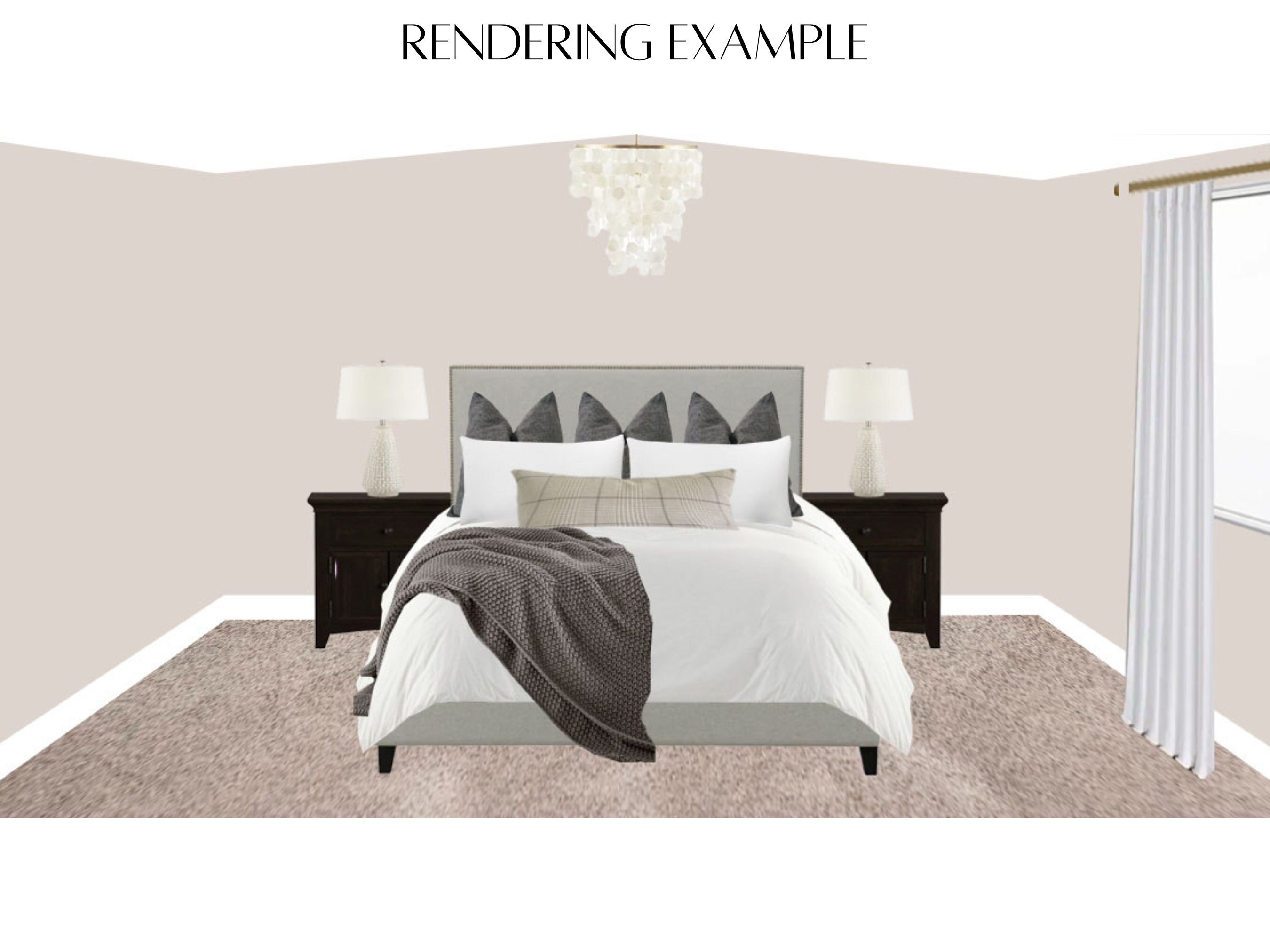 Bedroom Interior Design, Fullservice Online Interior Design, Online