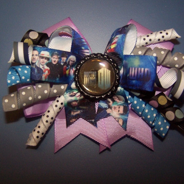 Dr Who Hair Bow