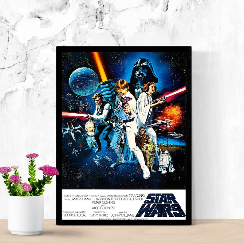 Star Wars Movies Poster/movie Poster Vintage/vintage Poster - Etsy