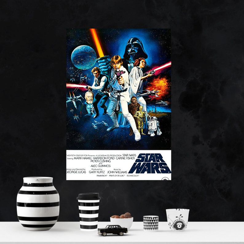 Star Wars Movies Poster/movie Poster Vintage/vintage Poster Etsy