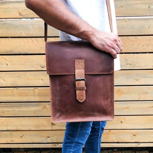 Sac messager en cuir pleine fleur, cartable en cuir pour homme, sac bandoulière, cadeaux pour homme, sac pour ordinateur portable, sac de voyage pour homme, sac en cuir personnalisé