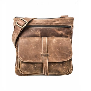 Sac messager en cuir pour femme, Sac bandoulière en cuir pleine fleur, sacoche de voyage, Sac gravé personnalisé, Cadeaux de Noël pour elle, Fait main