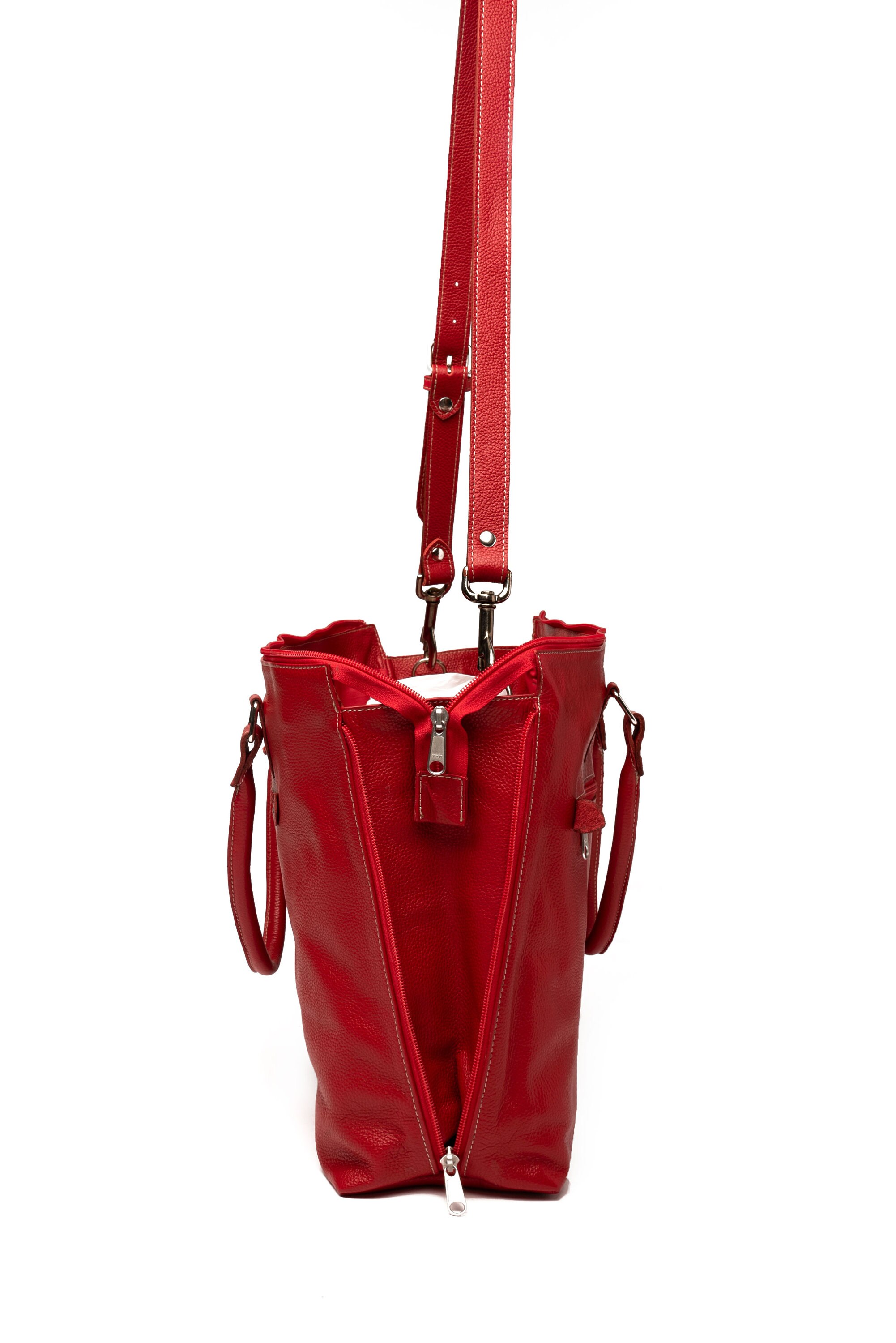 Leather Laptop Tote Bag Personalized Leather Crossbody Tote Etsy