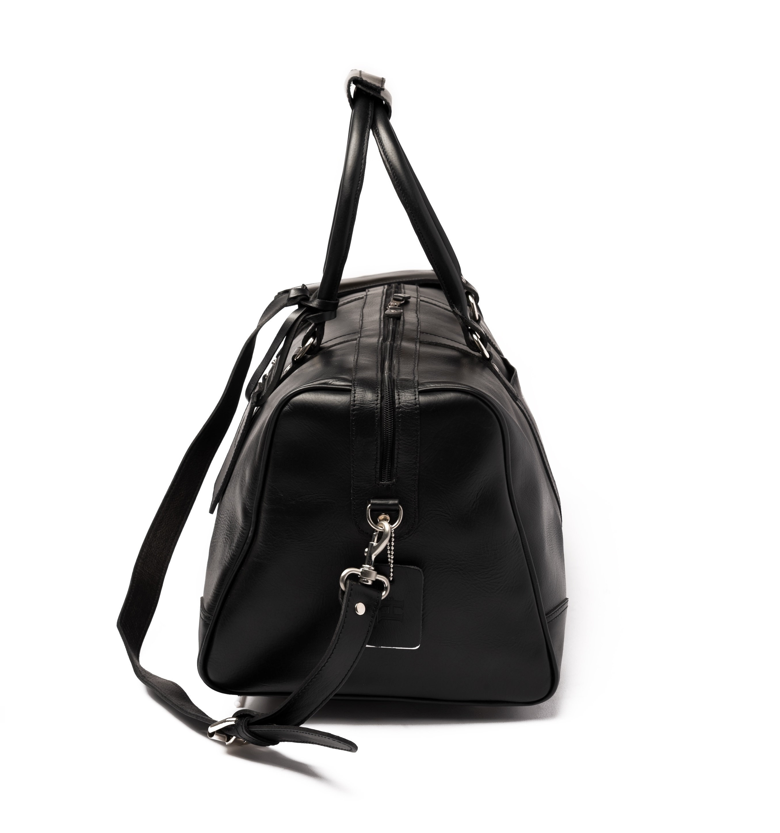 Leather Duffle Bag Men Full Grain Leather Travel Bag Etsy