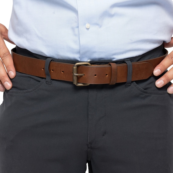 Men's belt clearance with removable buckle