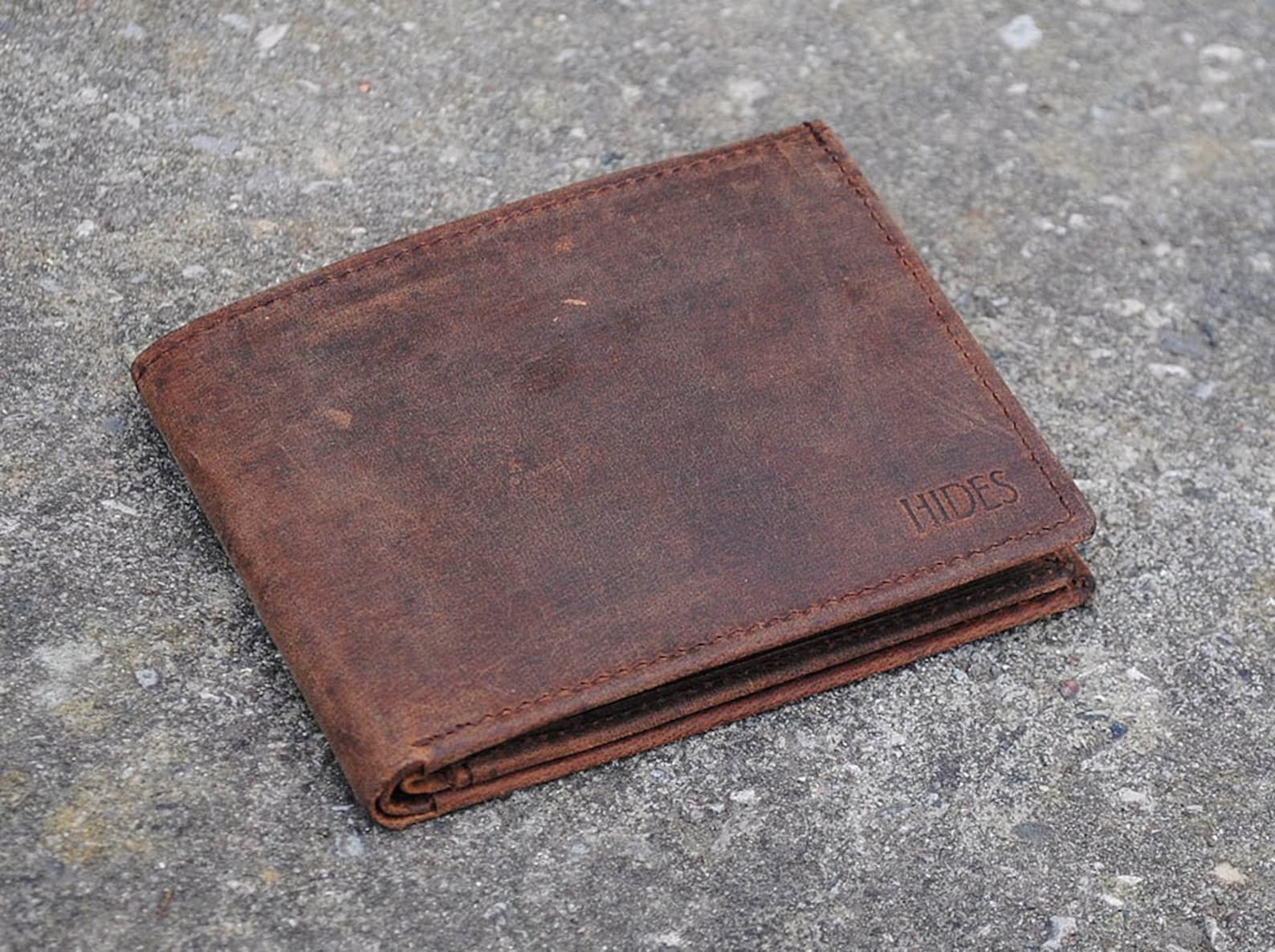 Full Grain Leather Wallet Personalized Leather Wallet Etsy Canada