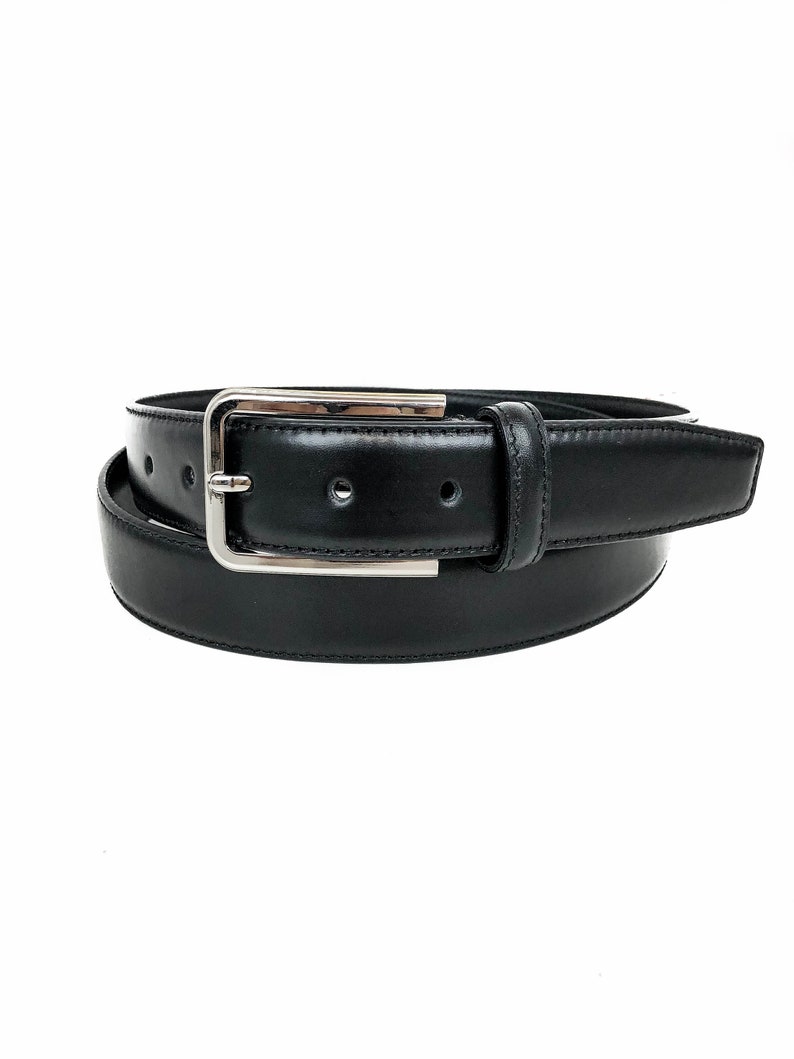 Full Grain Leather Belt Black Leather Belt Men Groomsmen Etsy Canada
