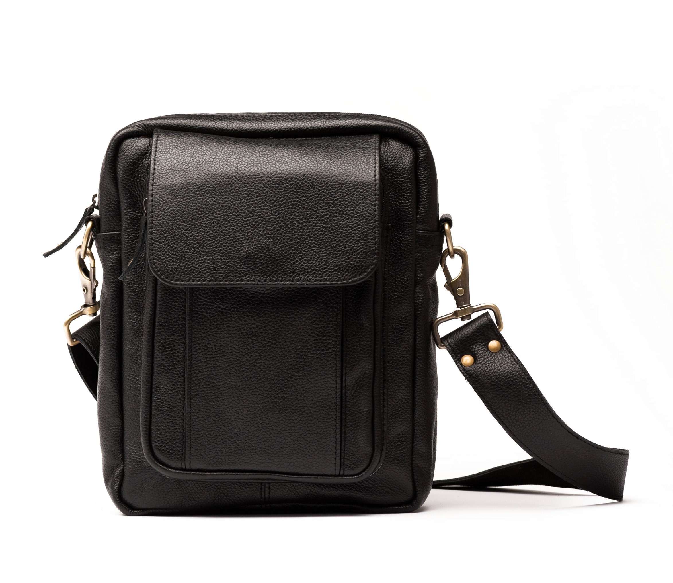 Leather Messenger Bag, Leather Crossbody Bag, Leather Satchel for
