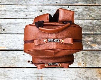 Leather Backpack - Laptop Bag 15 Inches Knapsack Rucksack