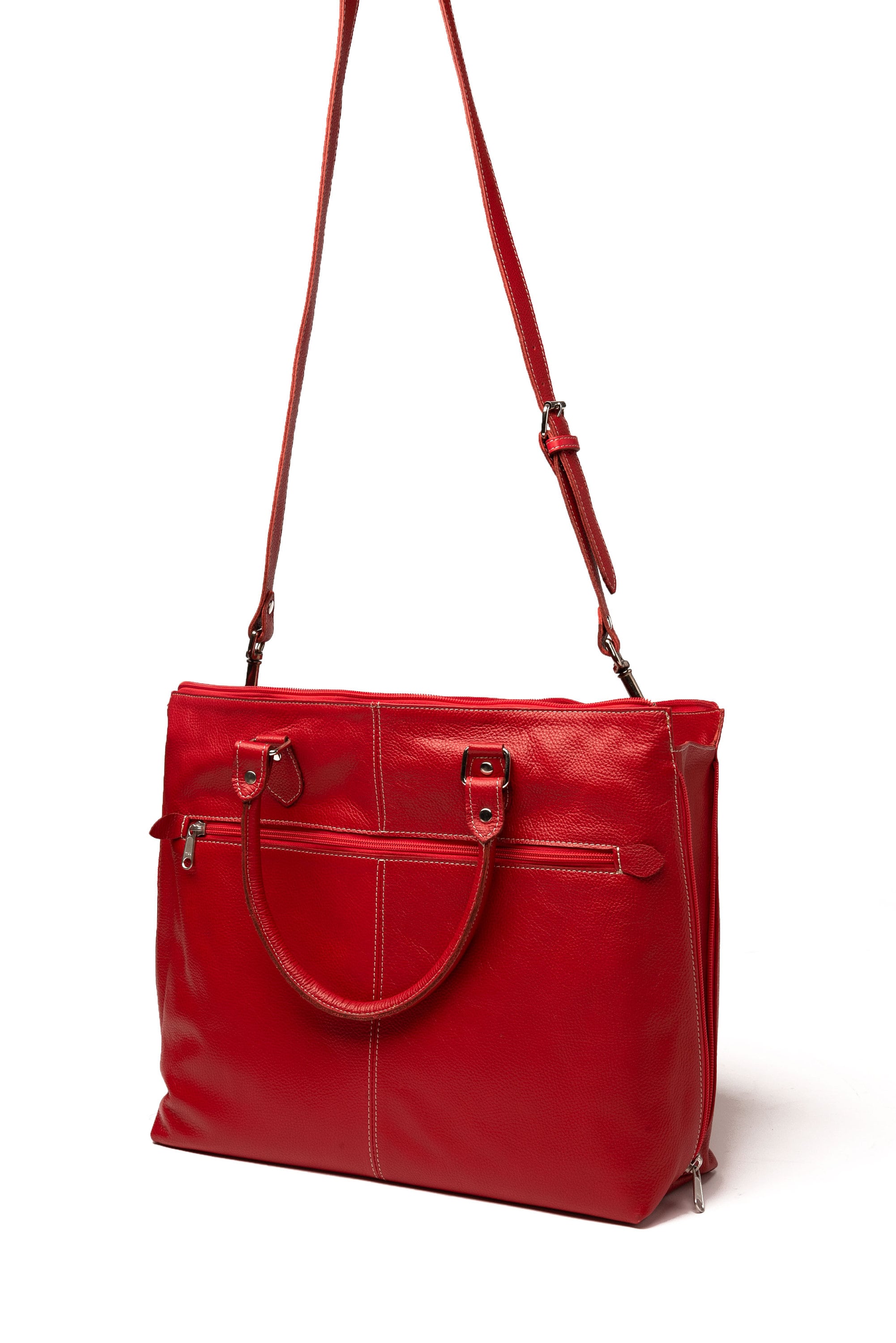 Leather Laptop Tote Bag Personalized Leather Crossbody Tote Etsy