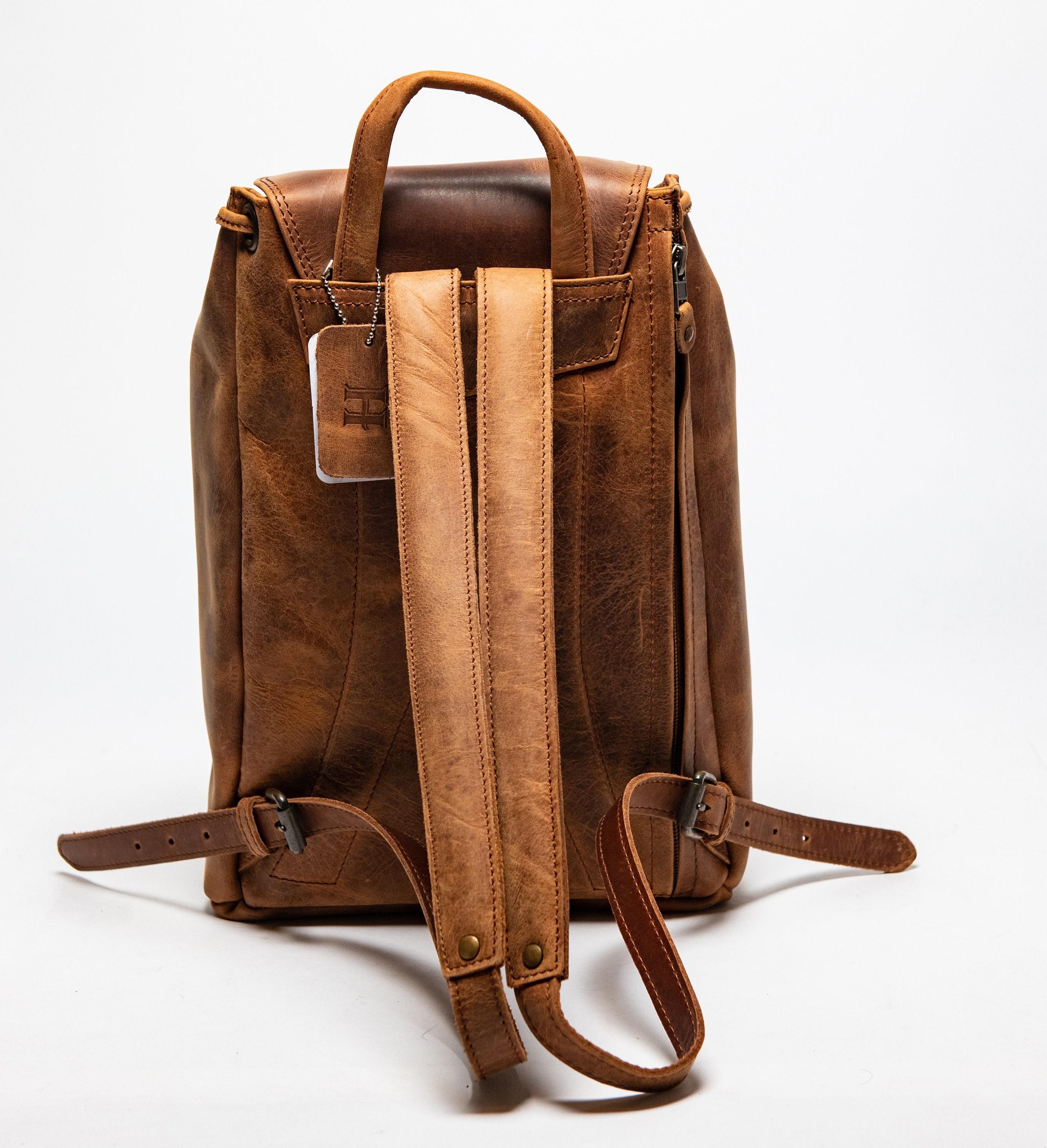 Leather Backpack Women, Personalized Knapsack Rucksack 