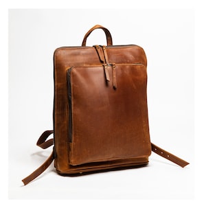 Sac à dos en cuir pour femme, Sac à dos en cuir personnalisé, Sac à dos en cuir fin pour voyage, école, travail, cadeaux de Noël pour femme