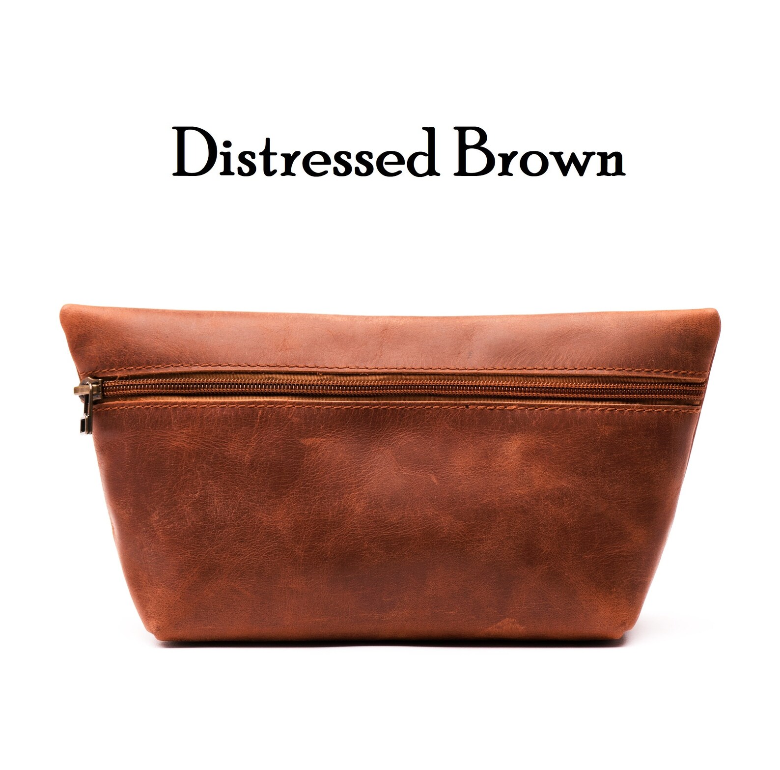 Leather Makeup Bag Personalized Gift for Her Cosmetic Bag Etsy