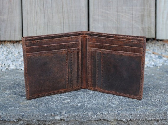 Handmade Buffalo Distressed Leather Wallet