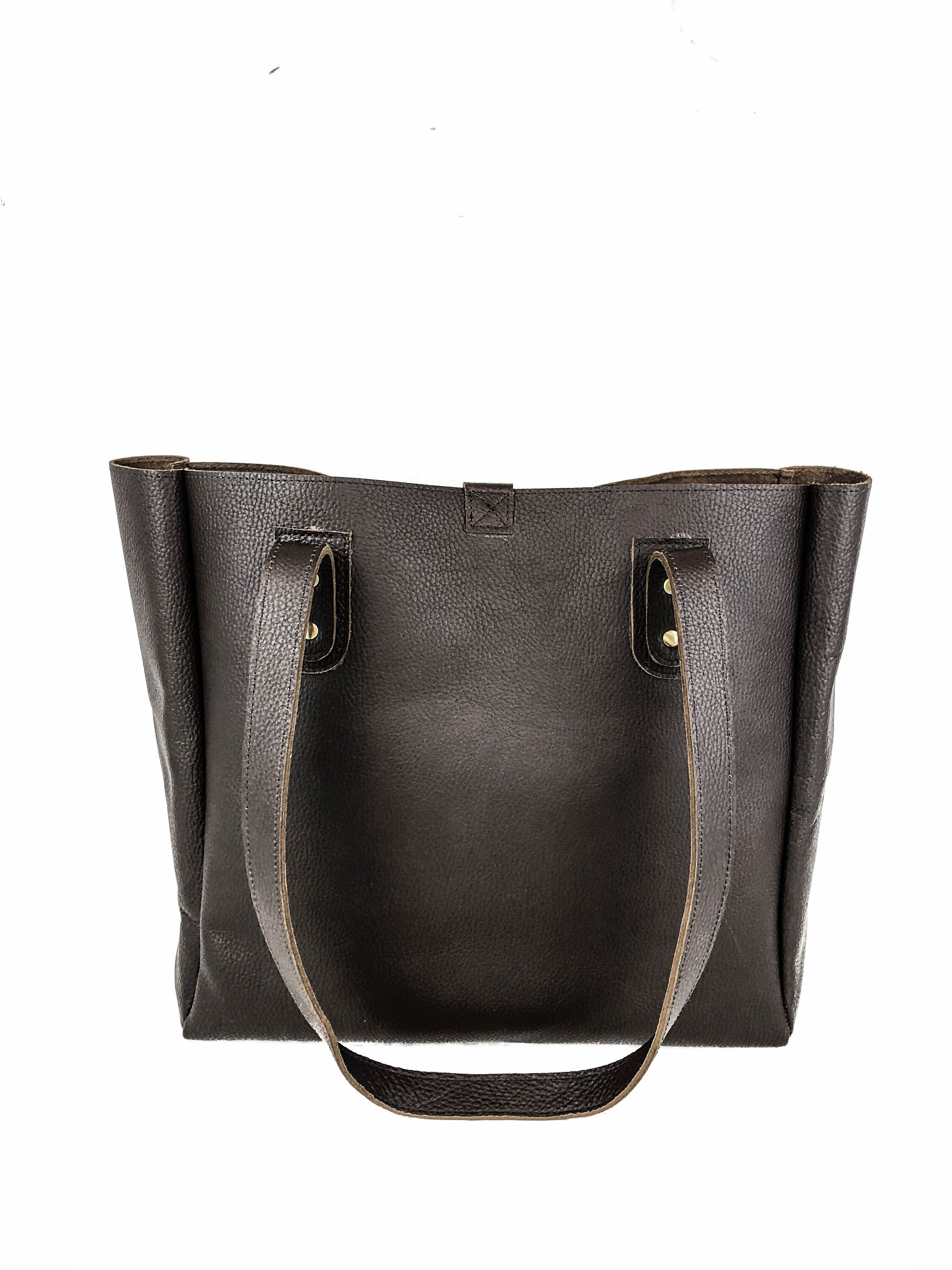 Womens Leather Tote Full Grain Leather Personalized Tote Bag Etsy