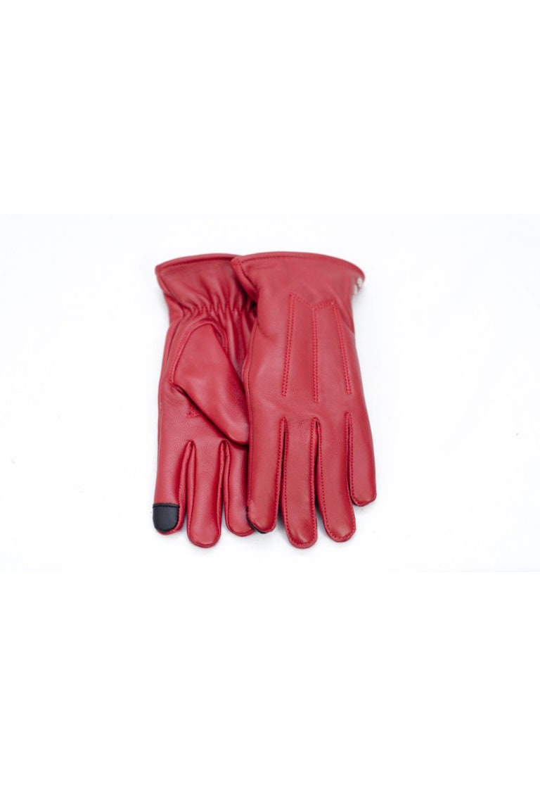 Leather Gloves Women Red Leather Gloves Womens Leather Etsy