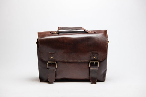 14 inch laptop messenger bag leather