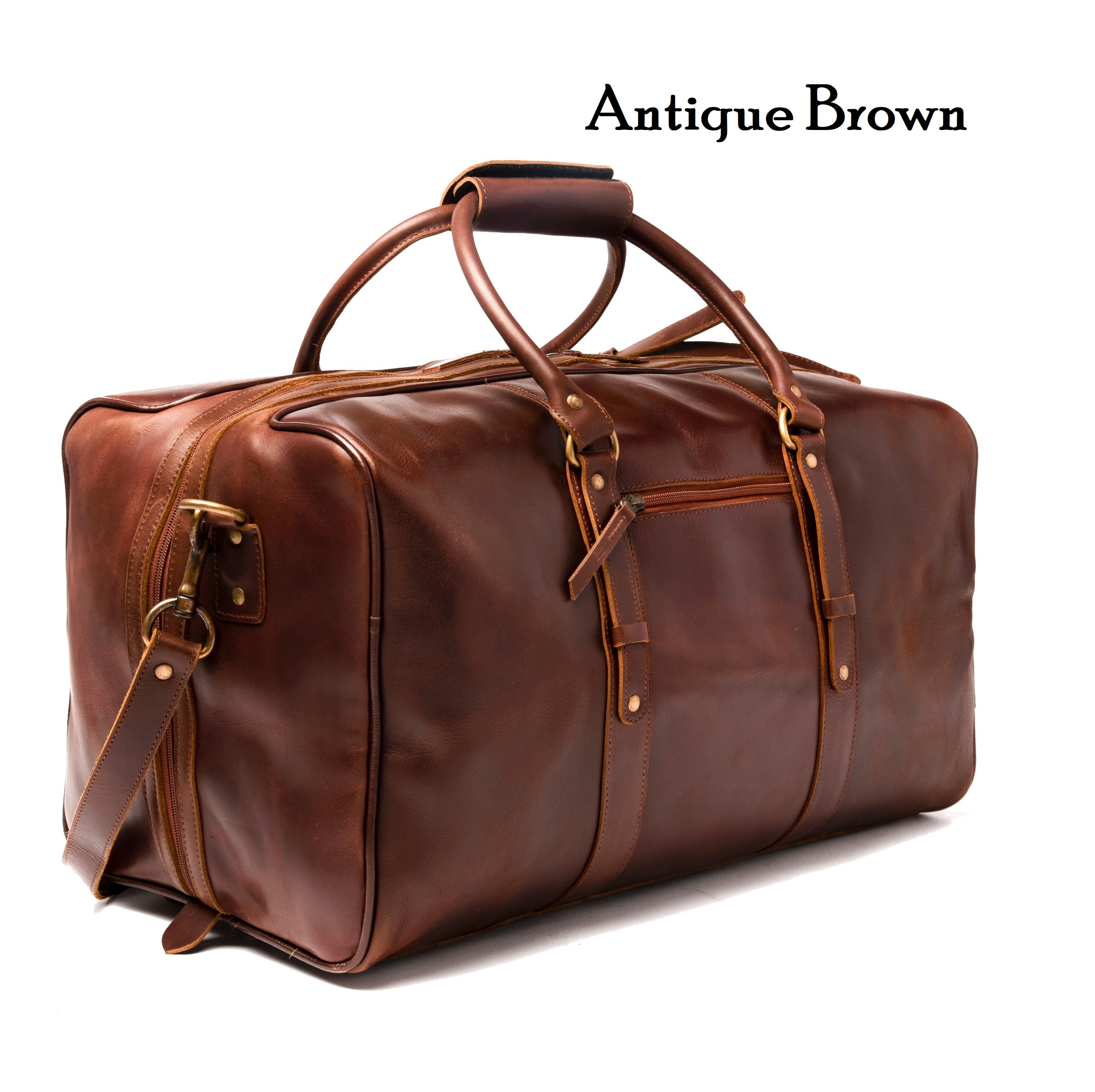 Full Grain Leather Duffle Bag Personalized Leather Duffel Etsy Canada