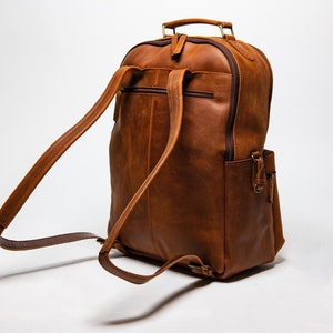 Leather Backpack, Leather Laptop Bag, Laptop Backpack, School Bag ...