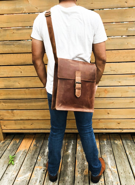 Messenger Bags for Men - Designer Men's Leather Satchels