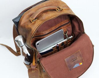 【日本入手困難】Nappa leather backpack ショルダーバッグ The Oasis Noir Leather Backpack – NectarHQ