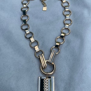 Gold Tone Dannijo Elisa pendant necklace