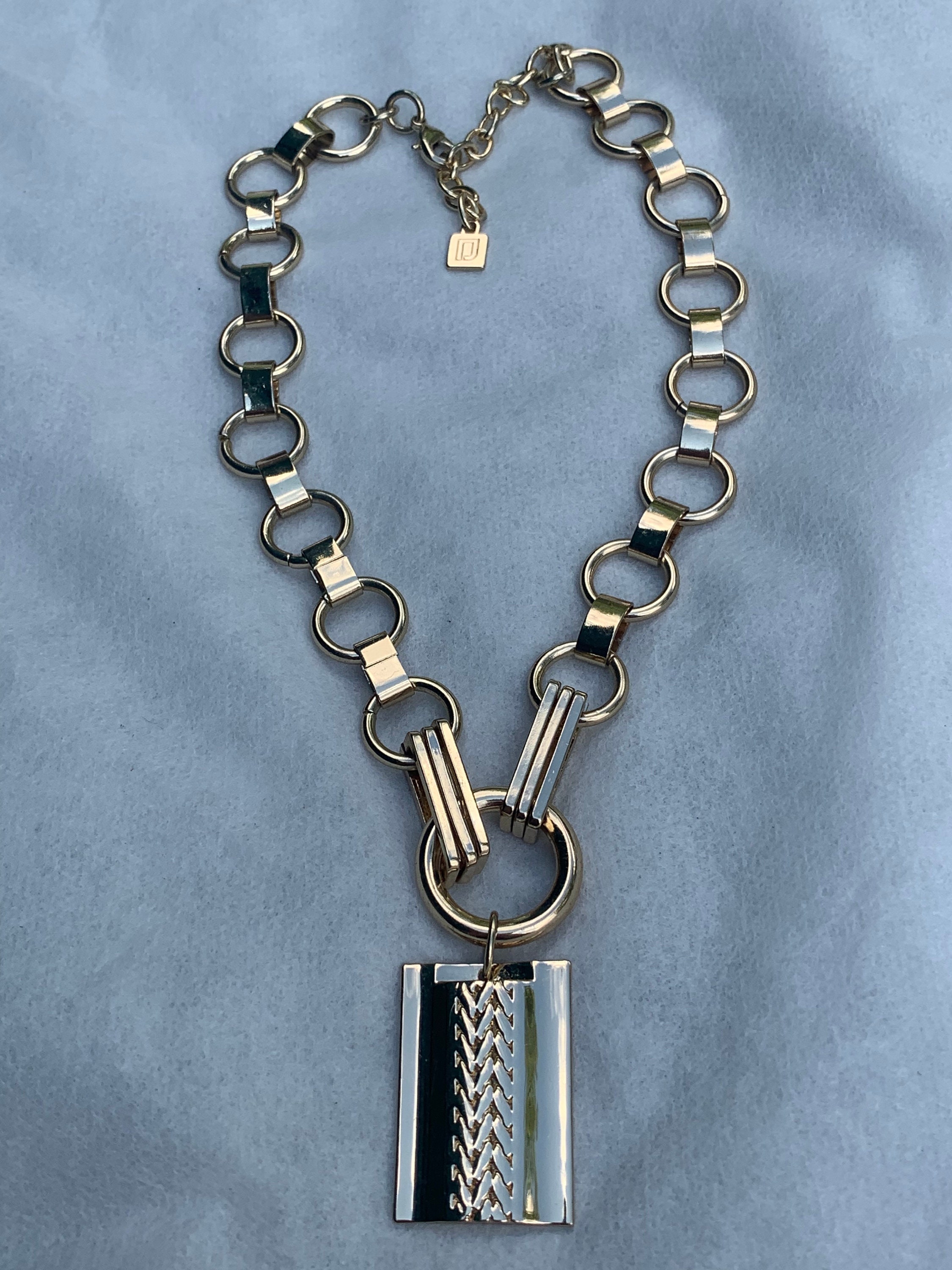 Rachel Zoe, Jewelry, 8k Gold Sterling Silver Black Clover Necklace