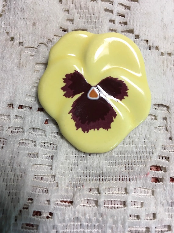 Avon Yellow Pansy