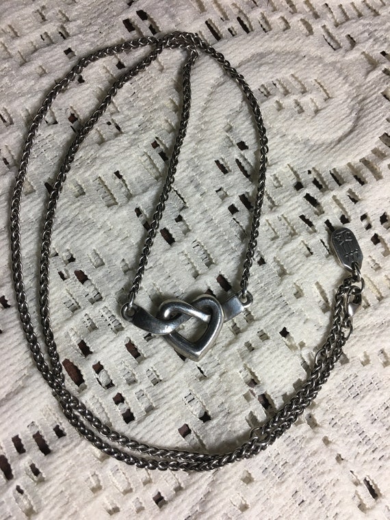 James Avery Heart Knot Necklace