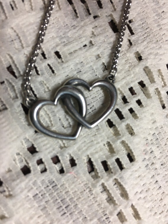 James Avery Double Heart Necklace - Etsy