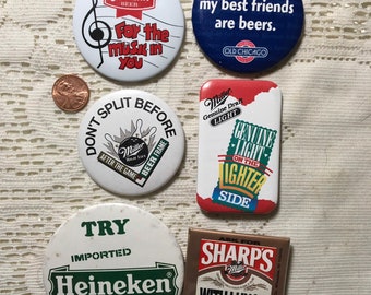 Vintage Beer Pins